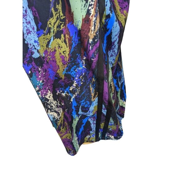 Rainbeau Curves Tunic Dress Womens Plus Size 26 28 Activewear Racerback Abstract - Picture 5 of 7